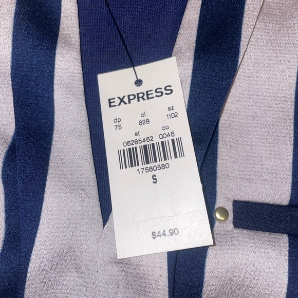 NWT Express Striped Blouse - Picture 3 of 7